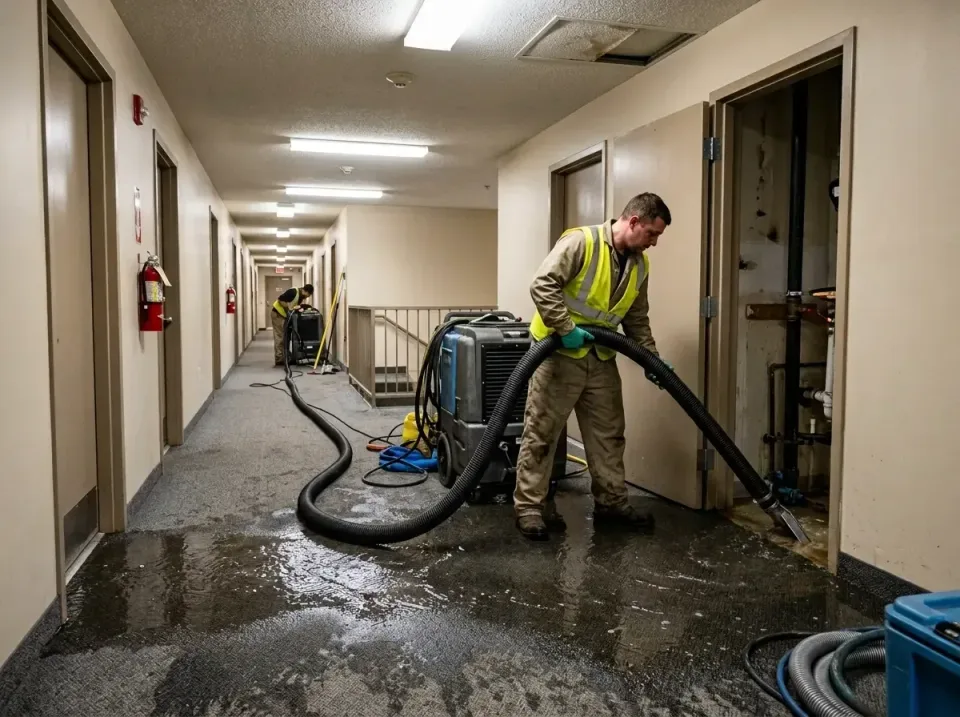 multi-unit-apartment-hallway-f-005 — frequently asked questions, Emergency Burst Pipe Water Extraction & Removal in Anderson…